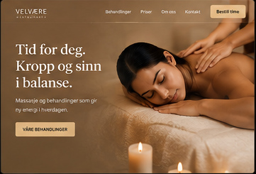 Konsept for behandling og velvære